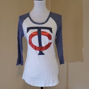 VS PINK MN Twins baseball tee